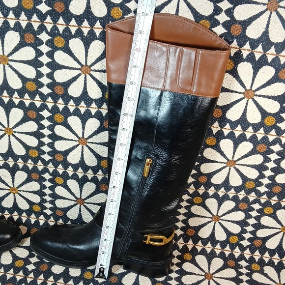 Vince Camuto Women's Amanyir Knee High Boot in Black Leather size 6.5 - Picture 11 of 14